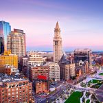 Custom House Tower District, Rose Fitzgerald Kennedy Greenway, Boston, Massachusetts